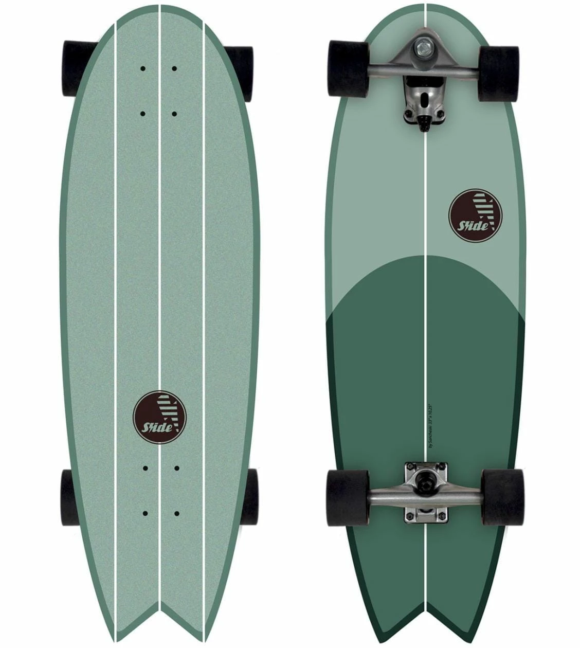 Slide Surfskateboard Swallow Saladita 33" 3 Slide Surfskateboard Swallow Saladita 33"